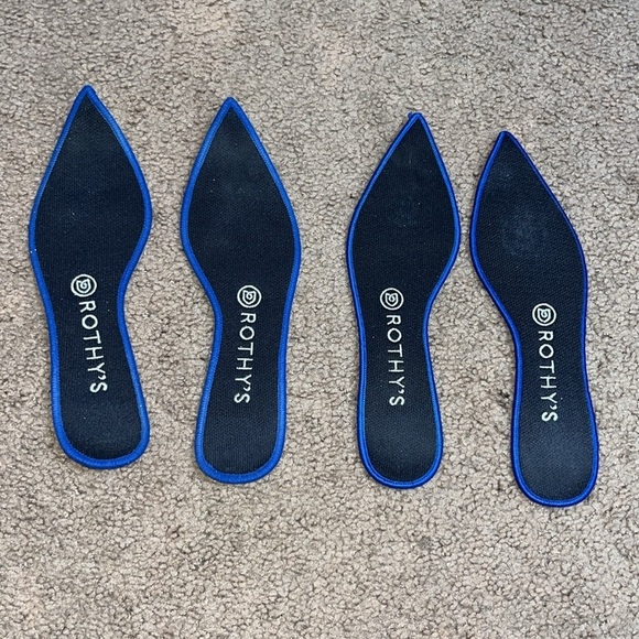 Rothy’s The Point Pointed Toe Knit Flat Red 8 - Picture 8 of 8